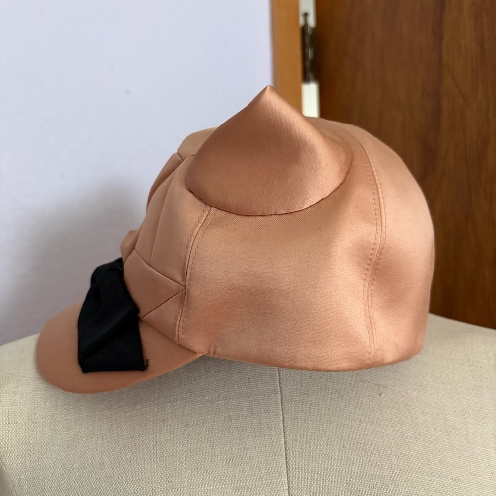 C4LA Japan Pink CAT EARS Hat Black Bow Cotton Blend - Picture 2 of 13